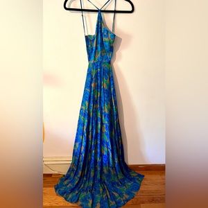 REFORMATION BLUE MAXI DRESS